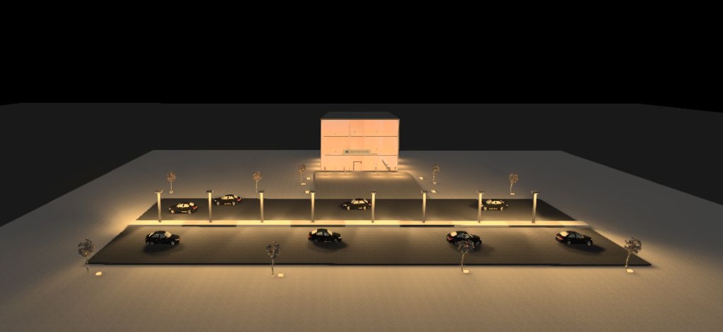 Commercial Bank Building Full Lighting Simulation Project - Mohamed Salah Abd-Elmohsen